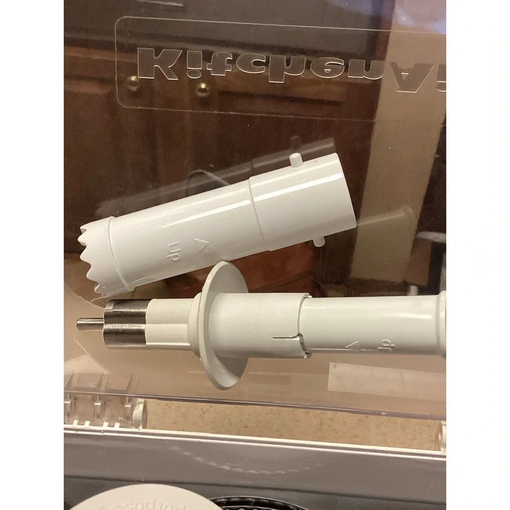 KitchenAid 13 Cup Food Processor Attachments Blades Disks w/ Storage Box